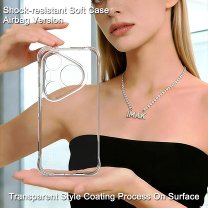 Clear shockproof TPU phone case, soft airbag design, front and side protection