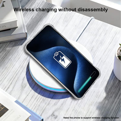 Clear TPU phone case supports wireless charging without removing the case