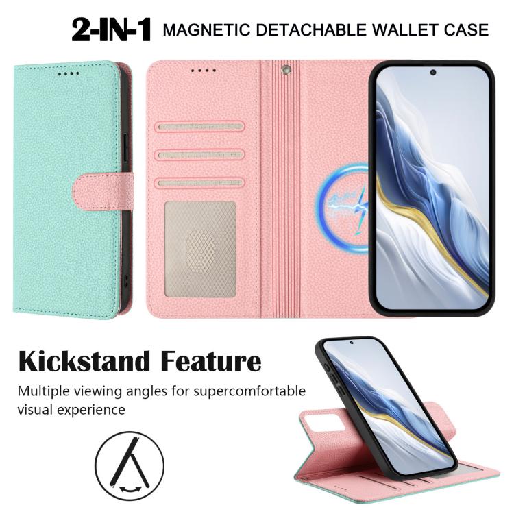 Detachable Litchi Texture Magnetic Vegan Leather Phone Case, For Sony Xperia 10 VI, For Sony Xperia 1 VI