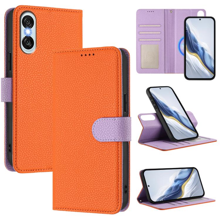 Detachable Litchi Texture Magnetic Vegan Leather Phone Case, For Sony Xperia 10 VI, For Sony Xperia 1 VI