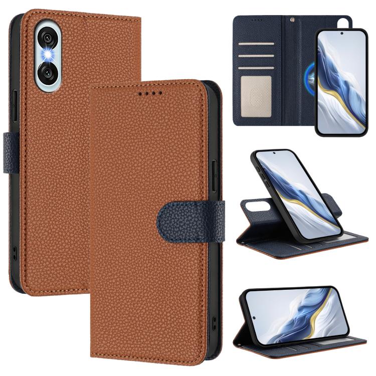 Detachable Litchi Texture Magnetic Vegan Leather Phone Case, For Sony Xperia 10 VI, For Sony Xperia 1 VI