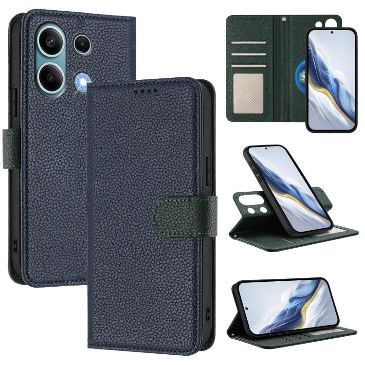 Detachable Litchi Texture Magnetic Vegan Leather Phone Case, For Redmi 14C 4G / 14R 5G / Poco C75, For Redmi Note 14 5G Global, For Redmi Note 14 Pro+ 5G Global, For Redmi Note 14 Pro 5G Global, For Redmi 13 4G / 5G / Note 13R                          ...
