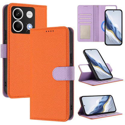 Detachable Litchi Texture Magnetic Vegan Leather Phone Case, For Redmi 14C 4G / 14R 5G / Poco C75, For Redmi Note 14 5G Global, For Redmi Note 14 Pro+ 5G Global, For Redmi Note 14 Pro 5G Global, For Redmi 13 4G / 5G / Note 13R                          ...