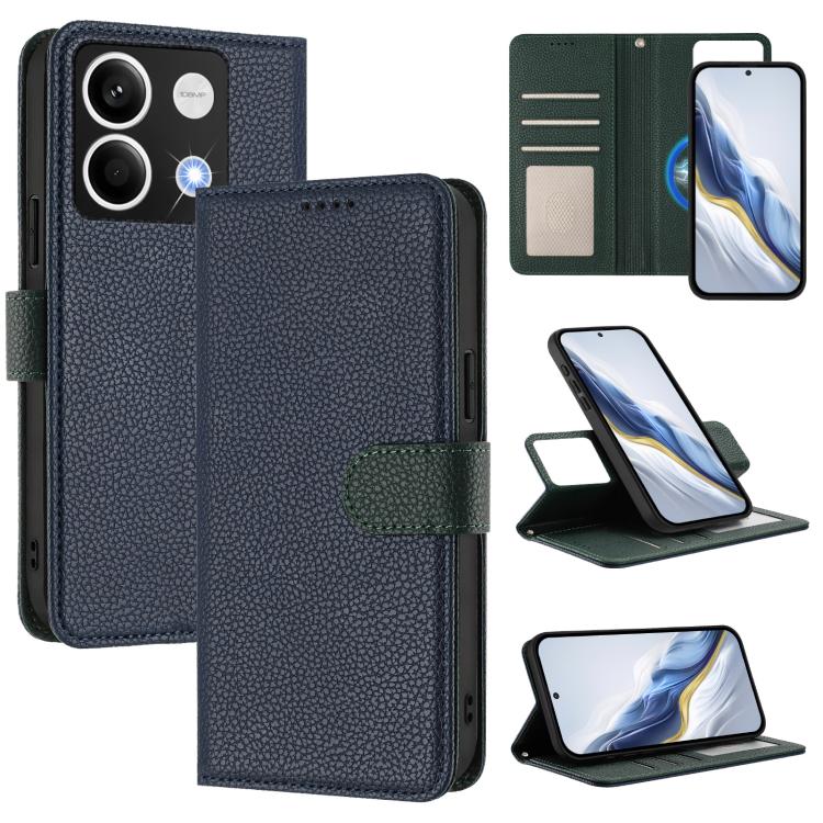 Detachable Litchi Texture Magnetic Vegan Leather Phone Case, For Redmi 14C 4G / 14R 5G / Poco C75, For Redmi Note 14 5G Global, For Redmi Note 14 Pro+ 5G Global, For Redmi Note 14 Pro 5G Global, For Redmi 13 4G / 5G / Note 13R                          ...