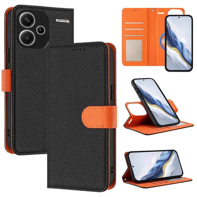 Detachable Litchi Texture Magnetic Vegan Leather Phone Case, For Redmi 14C 4G / 14R 5G / Poco C75, For Redmi Note 14 5G Global, For Redmi Note 14 Pro+ 5G Global, For Redmi Note 14 Pro 5G Global, For Redmi 13 4G / 5G / Note 13R                          ...