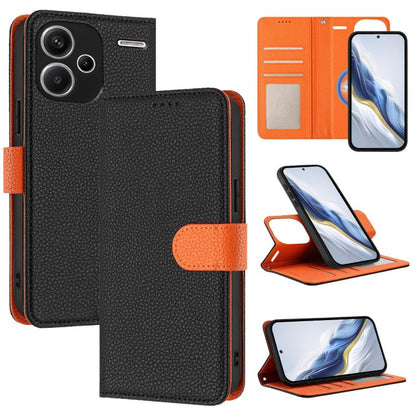 Detachable Litchi Texture Magnetic Vegan Leather Phone Case, For Redmi 14C 4G / 14R 5G / Poco C75, For Redmi Note 14 5G Global, For Redmi Note 14 Pro+ 5G Global, For Redmi Note 14 Pro 5G Global, For Redmi 13 4G / 5G / Note 13R                          ...