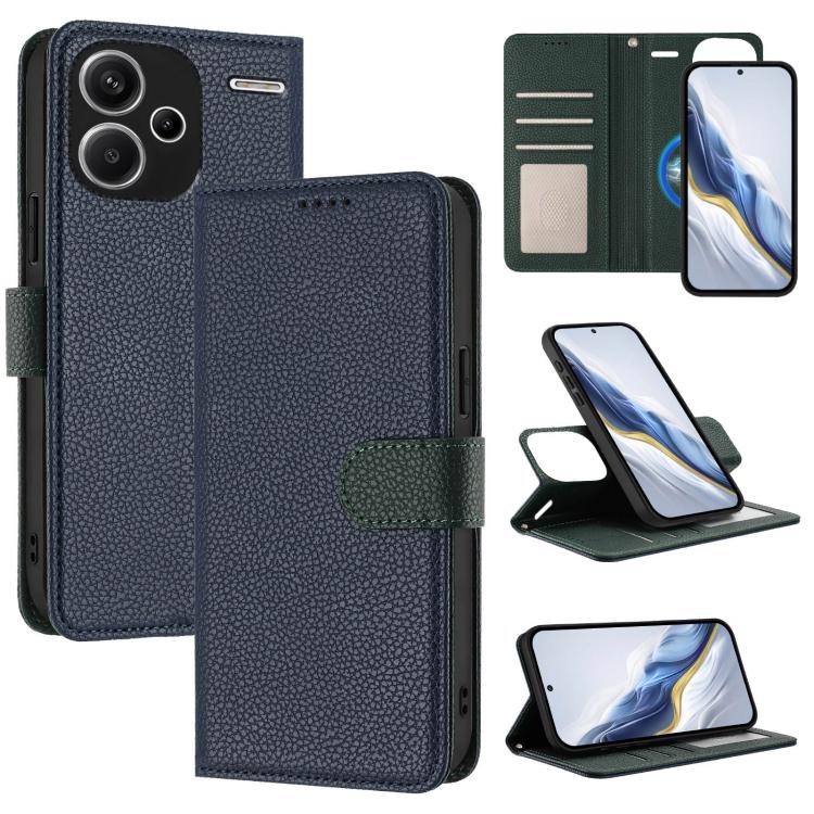 Detachable Litchi Texture Magnetic Vegan Leather Phone Case, For Redmi 14C 4G / 14R 5G / Poco C75, For Redmi Note 14 5G Global, For Redmi Note 14 Pro+ 5G Global, For Redmi Note 14 Pro 5G Global, For Redmi 13 4G / 5G / Note 13R                          ...