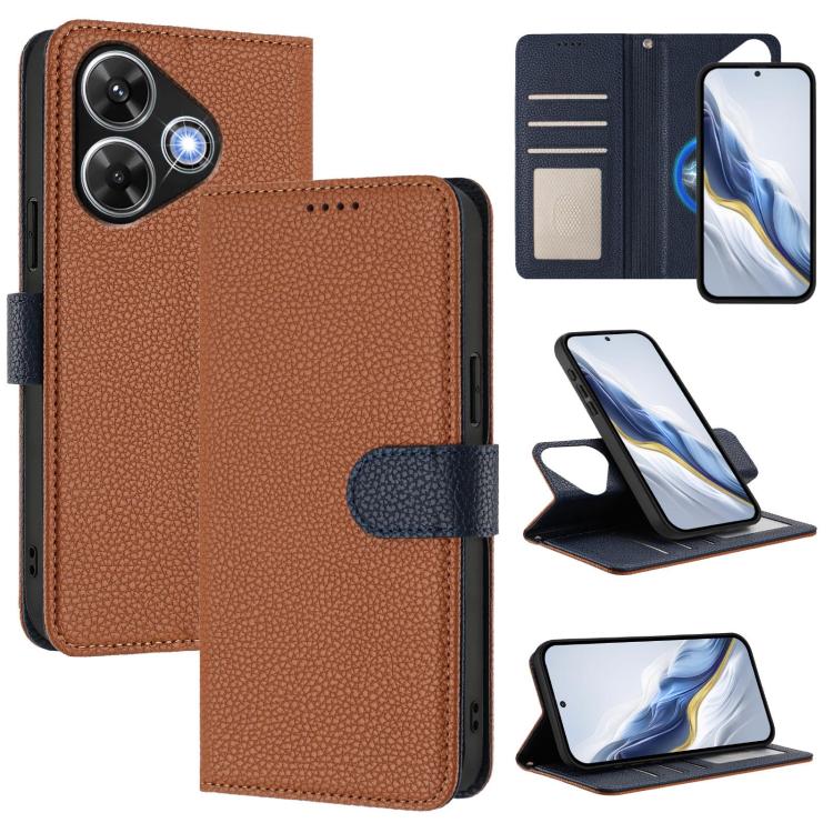 Detachable Litchi Texture Magnetic Vegan Leather Phone Case, For Redmi 14C 4G / 14R 5G / Poco C75, For Redmi Note 14 5G Global, For Redmi Note 14 Pro+ 5G Global, For Redmi Note 14 Pro 5G Global, For Redmi 13 4G / 5G / Note 13R                          ...