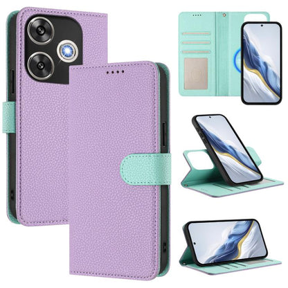 Detachable Litchi Texture Magnetic Vegan Leather Phone Case, For Redmi 14C 4G / 14R 5G / Poco C75, For Redmi Note 14 5G Global, For Redmi Note 14 Pro+ 5G Global, For Redmi Note 14 Pro 5G Global, For Redmi 13 4G / 5G / Note 13R                          ...