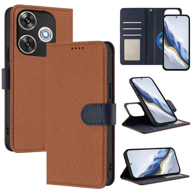 Detachable Litchi Texture Magnetic Vegan Leather Phone Case, For Redmi 14C 4G / 14R 5G / Poco C75, For Redmi Note 14 5G Global, For Redmi Note 14 Pro+ 5G Global, For Redmi Note 14 Pro 5G Global, For Redmi 13 4G / 5G / Note 13R                          ...