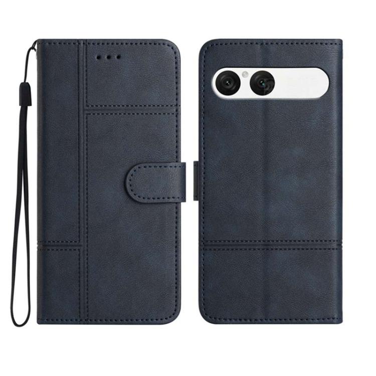 Cowhide Texture Stitching Leather Phone Case, For Sony Xperia 10 VII