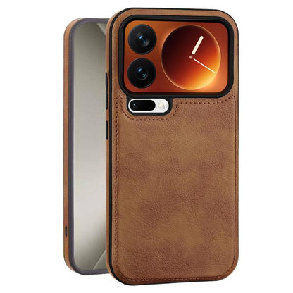 Business Classic Leather Texture Shockproof Phone Case, For Xiaomi 17 Pro Max, For Xiaomi 17 Pro