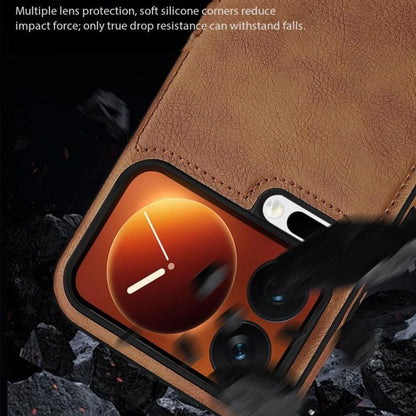 Business Classic Leather Texture Shockproof Phone Case, For Xiaomi 17 Pro Max, For Xiaomi 17 Pro