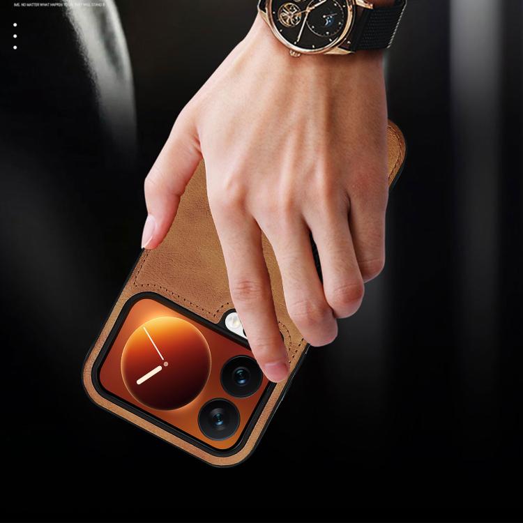 Business Classic Leather Texture Shockproof Phone Case, For Xiaomi 17 Pro Max, For Xiaomi 17 Pro