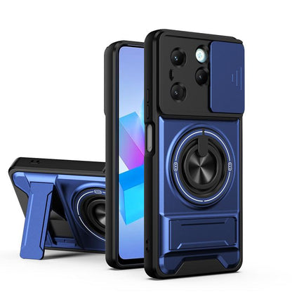 Lens Sliding Window Multifunctional Magnetic Shockproof Phone Case, For Infinix Hot 70 4G, For Infinix Hot 60 Pro+ 4G, For Infinix Hot 60 Pro 4G, For Infinix Hot 50 Pro 4G, For Infinix Smart 9 / Hot 50i, For Infinix Hot 50 4G, For Infinix Hot 50 5G    ...