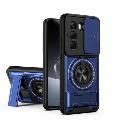 Lens Sliding Window Multifunctional Magnetic Shockproof Phone Case, For Infinix Hot 70 4G, For Infinix Hot 60 Pro+ 4G, For Infinix Hot 60 Pro 4G, For Infinix Hot 50 Pro 4G, For Infinix Smart 9 / Hot 50i, For Infinix Hot 50 4G, For Infinix Hot 50 5G    ...
