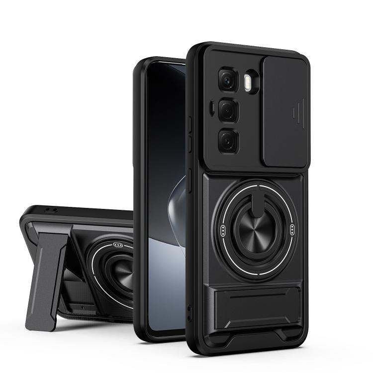 Lens Sliding Window Multifunctional Magnetic Shockproof Phone Case, For Infinix Hot 70 4G, For Infinix Hot 60 Pro+ 4G, For Infinix Hot 60 Pro 4G, For Infinix Hot 50 Pro 4G, For Infinix Smart 9 / Hot 50i, For Infinix Hot 50 4G, For Infinix Hot 50 5G    ...