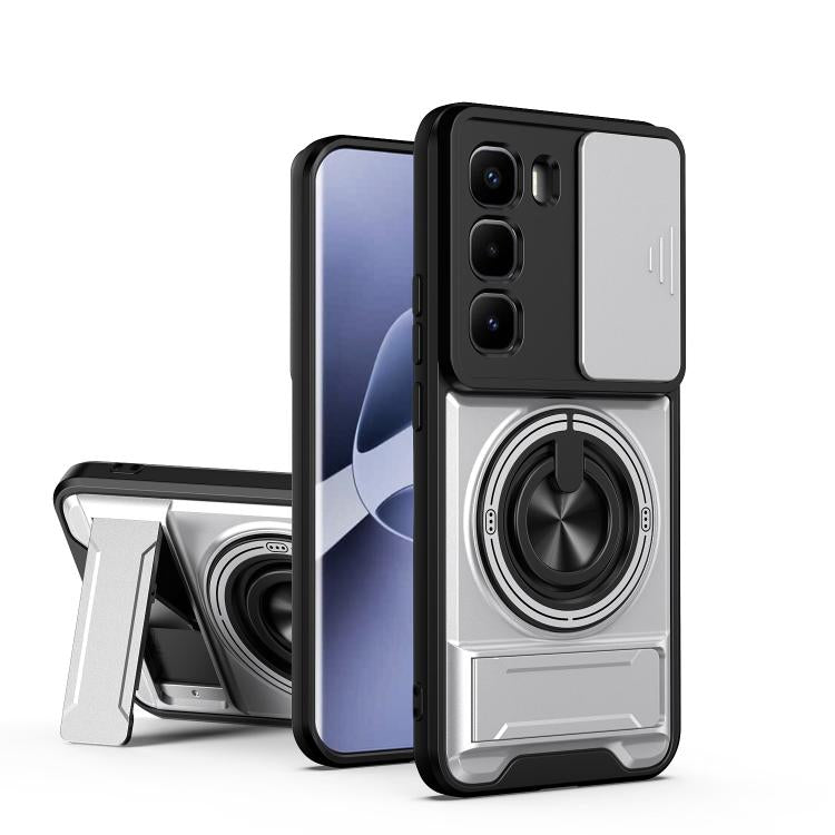 Lens Sliding Window Multifunctional Magnetic Shockproof Phone Case, For Infinix Hot 70 4G, For Infinix Hot 60 Pro+ 4G, For Infinix Hot 60 Pro 4G, For Infinix Hot 50 Pro 4G, For Infinix Smart 9 / Hot 50i, For Infinix Hot 50 4G, For Infinix Hot 50 5G    ...