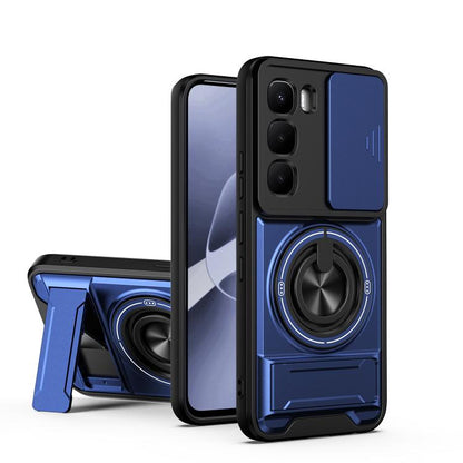 Lens Sliding Window Multifunctional Magnetic Shockproof Phone Case, For Infinix Hot 70 4G, For Infinix Hot 60 Pro+ 4G, For Infinix Hot 60 Pro 4G, For Infinix Hot 50 Pro 4G, For Infinix Smart 9 / Hot 50i, For Infinix Hot 50 4G, For Infinix Hot 50 5G    ...
