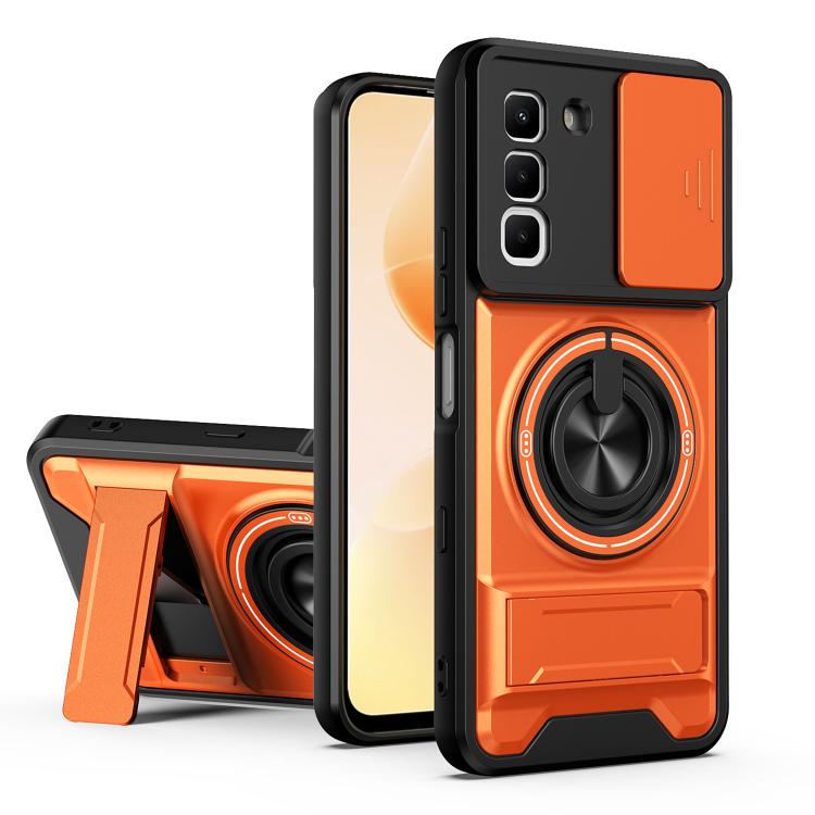 Lens Sliding Window Multifunctional Magnetic Shockproof Phone Case, For Infinix Hot 70 4G, For Infinix Hot 60 Pro+ 4G, For Infinix Hot 60 Pro 4G, For Infinix Hot 50 Pro 4G, For Infinix Smart 9 / Hot 50i, For Infinix Hot 50 4G, For Infinix Hot 50 5G    ...