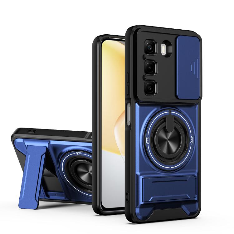 Lens Sliding Window Multifunctional Magnetic Shockproof Phone Case, For Infinix Hot 70 4G, For Infinix Hot 60 Pro+ 4G, For Infinix Hot 60 Pro 4G, For Infinix Hot 50 Pro 4G, For Infinix Smart 9 / Hot 50i, For Infinix Hot 50 4G, For Infinix Hot 50 5G    ...