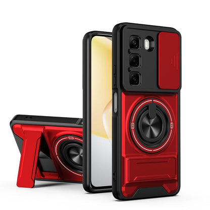 Lens Sliding Window Multifunctional Magnetic Shockproof Phone Case, For Infinix Hot 70 4G, For Infinix Hot 60 Pro+ 4G, For Infinix Hot 60 Pro 4G, For Infinix Hot 50 Pro 4G, For Infinix Smart 9 / Hot 50i, For Infinix Hot 50 4G, For Infinix Hot 50 5G    ...