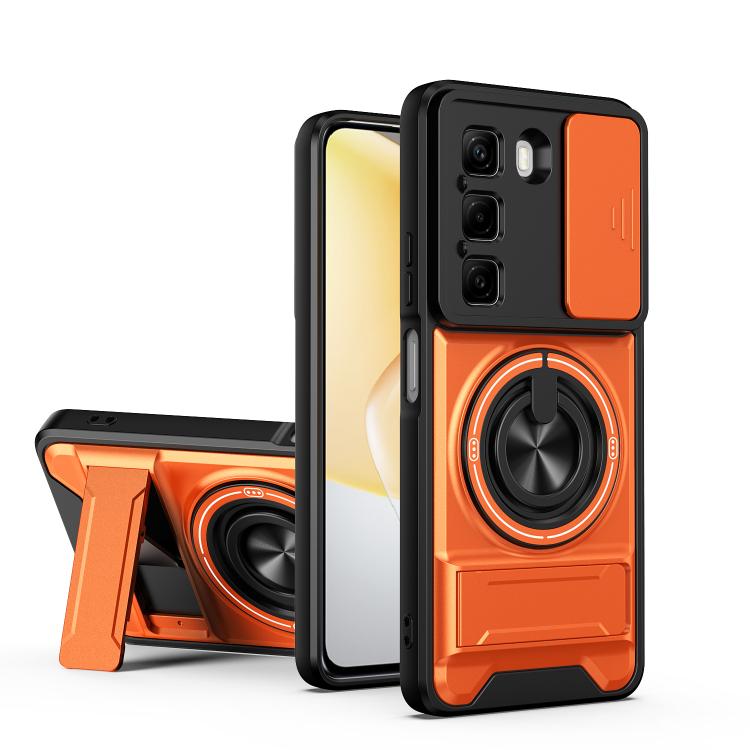 Lens Sliding Window Multifunctional Magnetic Shockproof Phone Case, For Infinix Hot 70 4G, For Infinix Hot 60 Pro+ 4G, For Infinix Hot 60 Pro 4G, For Infinix Hot 50 Pro 4G, For Infinix Smart 9 / Hot 50i, For Infinix Hot 50 4G, For Infinix Hot 50 5G    ...