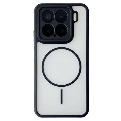 Magnetic phone case with cooling ring design, translucent black frame and camera cutouts