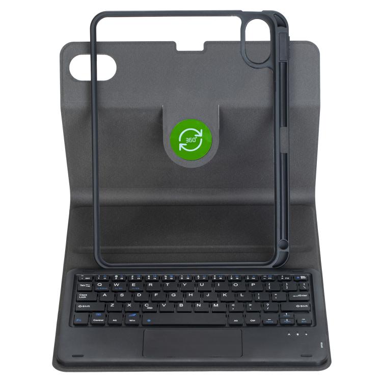 360-degree Rotation Bluetooth Keyboard Leather Tablet Case with Touchpad, For Xiaomi Redmi Pad 2