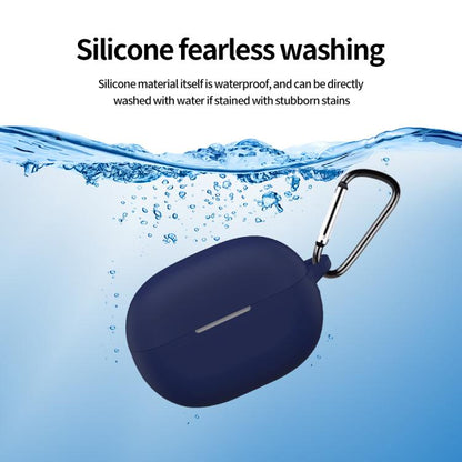 Solid Color Silicone Earphone Protective Case with Buckle, For Huawei FreeBuds Pro 5