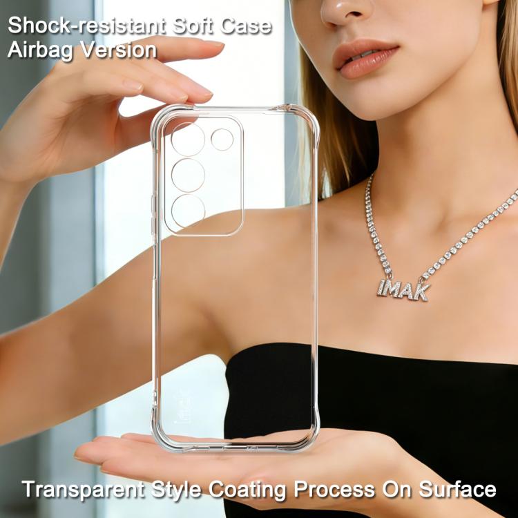 Transparent TPU phone case with airbag bumper protection and raised device corners