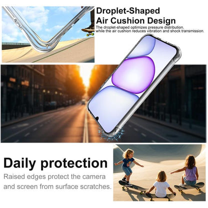 Transparent TPU phone case with raised shock-absorbing corners for drop protection