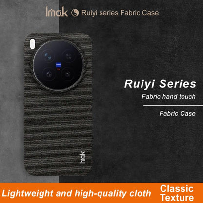 imak Ruiyi Series Cloth Texture PU + PC Phone Case, For vivo X300 Pro