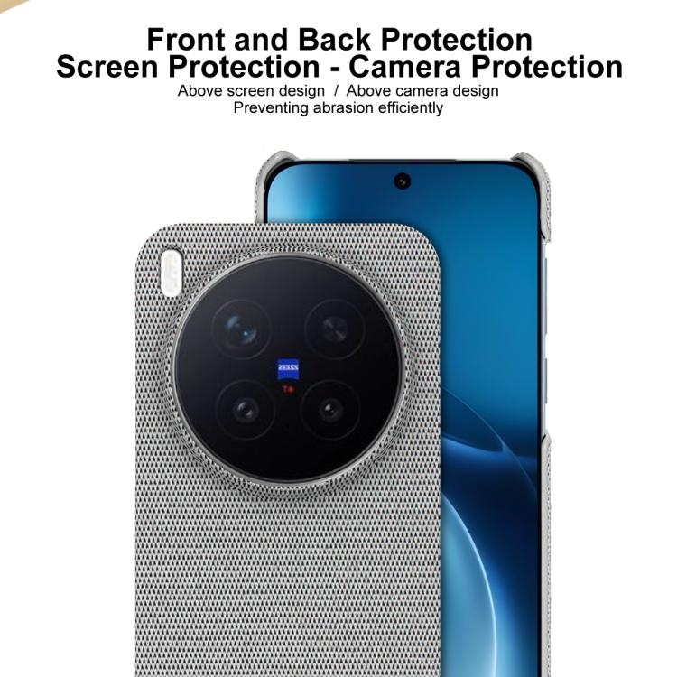 imak Ruiyi Series Cloth Texture PU + PC Phone Case, For vivo X300 Pro