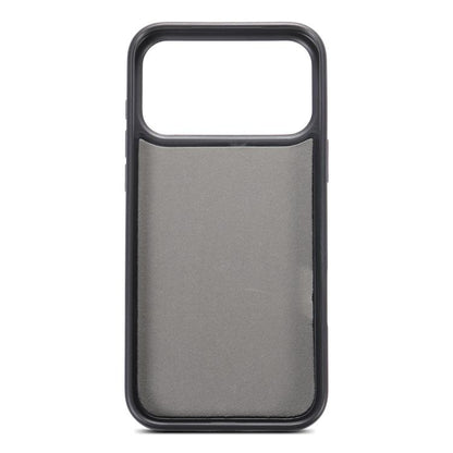Slim gray phone case back cover with camera cutout