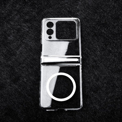 Integrated Central Axis Magnetic PC Phone Case, For Huawei nova Flip