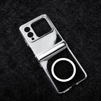Integrated Central Axis Magnetic PC Phone Case, For Huawei nova Flip