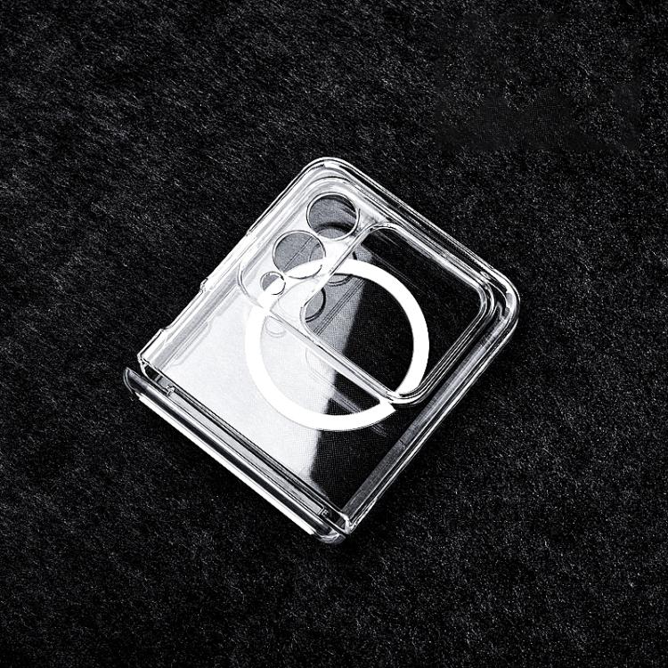Integrated Central Axis Magnetic PC Phone Case, For Huawei nova Flip