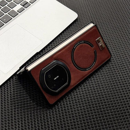 Crazy Horse Pattern MagSafe Magnetic Phone Case, For Huawei Mate X7