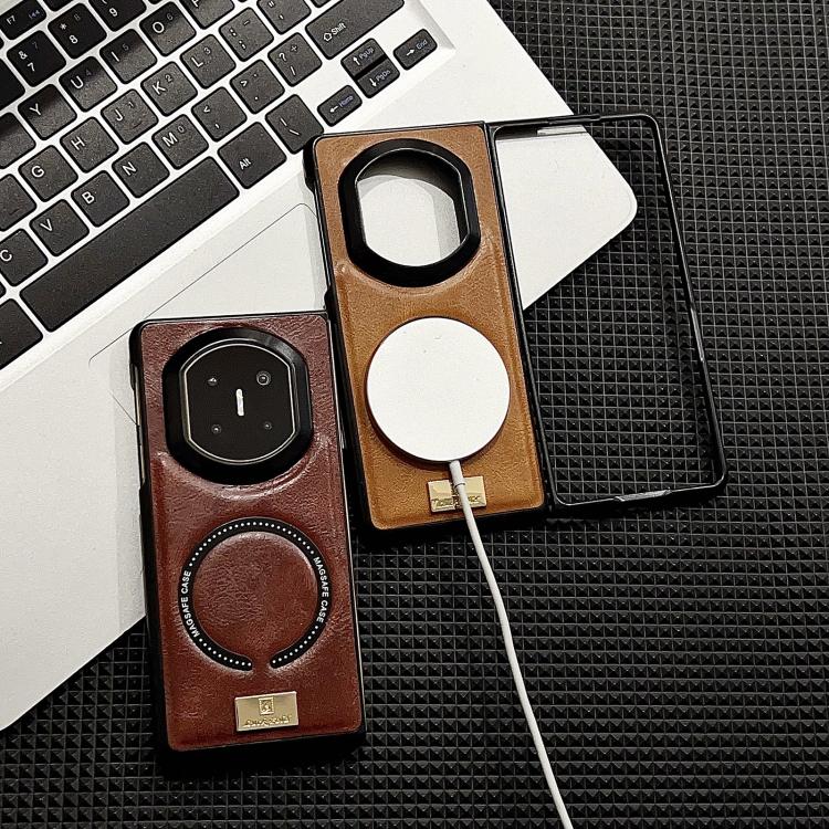 Crazy Horse Pattern MagSafe Magnetic Phone Case, For Huawei Mate X7