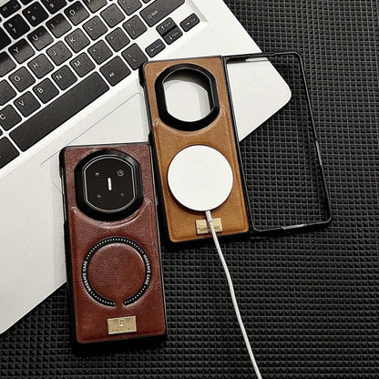 Crazy Horse Pattern MagSafe Magnetic Phone Case, For Huawei Mate X7