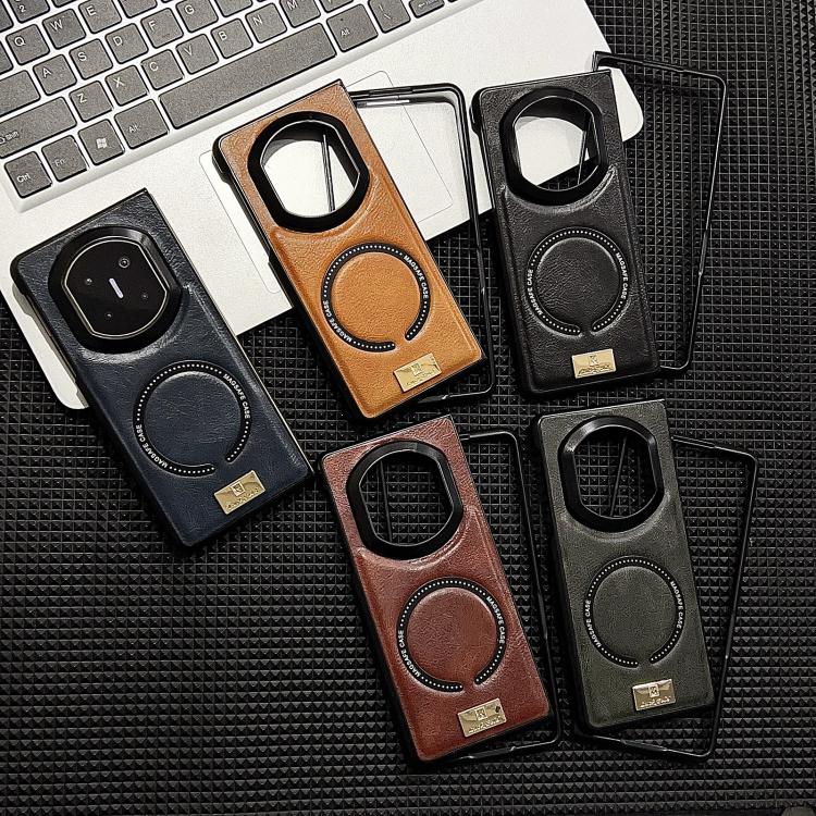 Crazy Horse Pattern MagSafe Magnetic Phone Case, For Huawei Mate X7