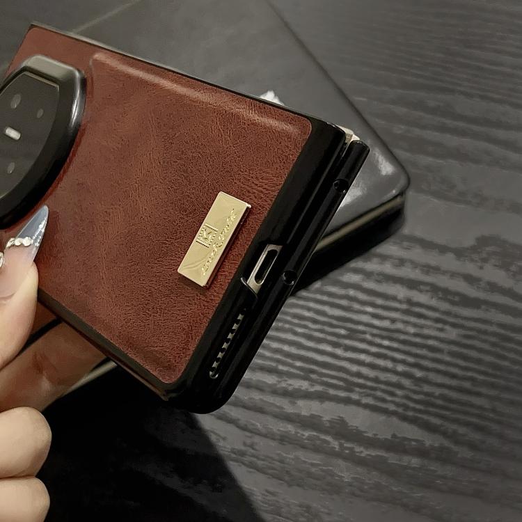 Crazy Horse Texture PU Phone Case, For Huawei Mate X7