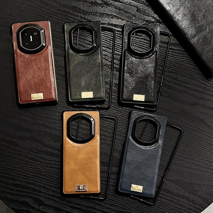 Crazy Horse Texture PU Phone Case, For Huawei Mate X7