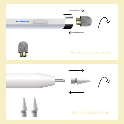 DP02 Type-C Rechargeable Magnetic Stylus with 2 Replacement Nibs, DP02