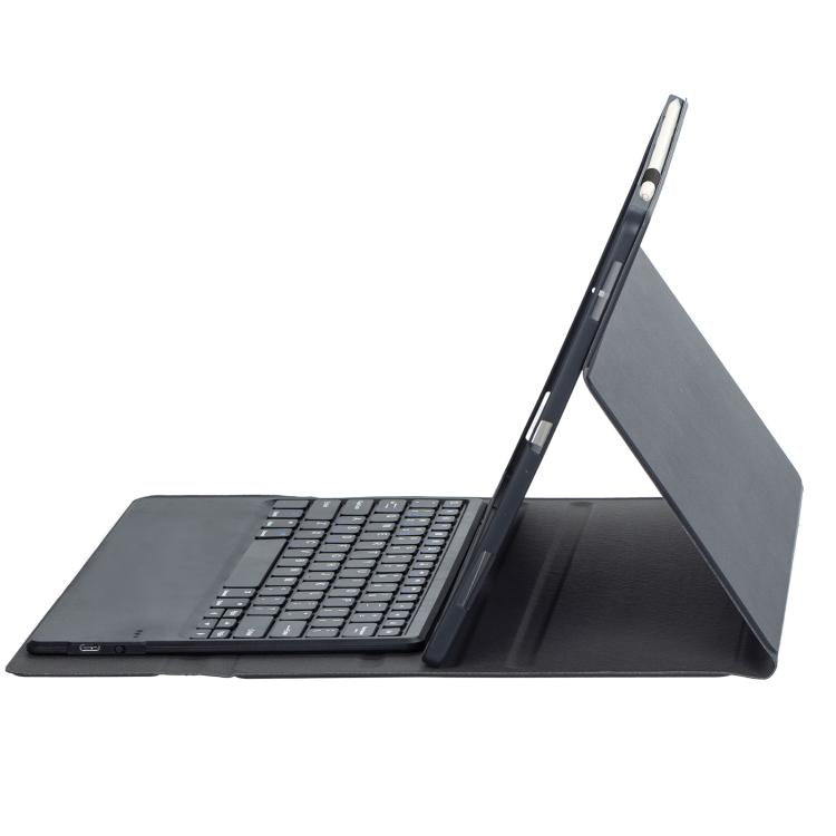 A0N19 Ultra-thin Detachable Bluetooth Keyboard Vegan Leather Tablet Case, For Redmi Pad 2 Pro / Poco Pad M1