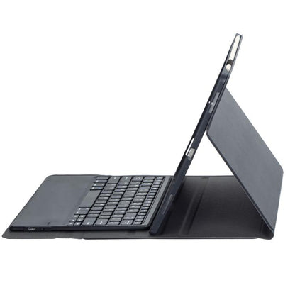 A0N19 Ultra-thin Detachable Bluetooth Keyboard Vegan Leather Tablet Case, For Redmi Pad 2 Pro / Poco Pad M1