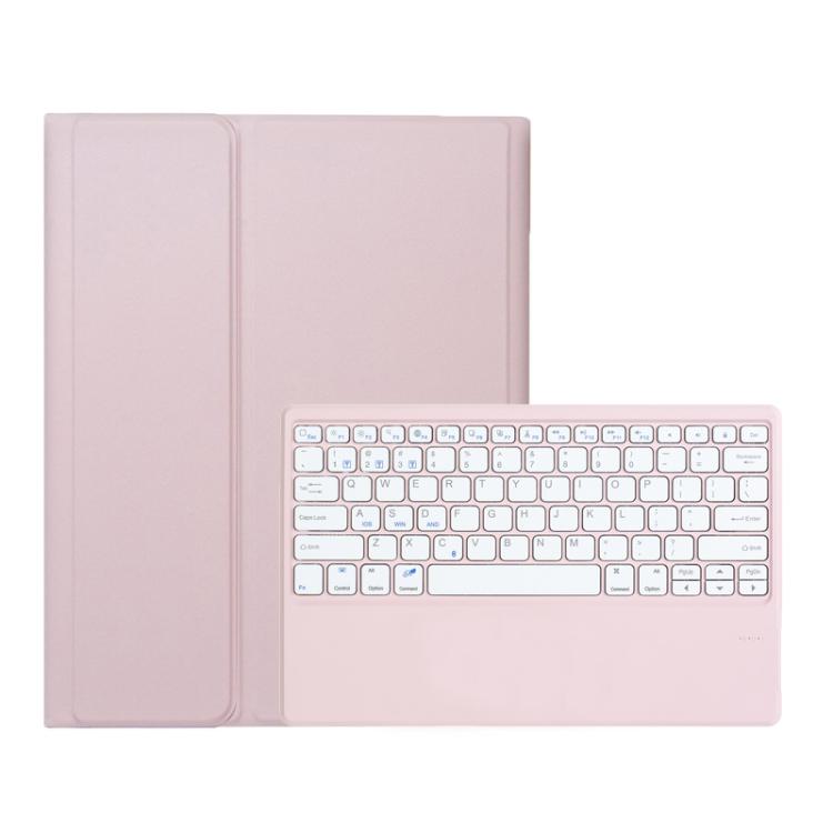 A0N19 Ultra-thin Detachable Bluetooth Keyboard Vegan Leather Tablet Case, For Redmi Pad 2 Pro / Poco Pad M1