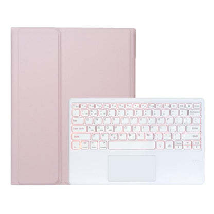A0N19-AS Ultra-thin Detachable Backlight Bluetooth Keyboard Vegan Leather Tablet Case with Touchpad, For Redmi Pad 2 Pro / Poco Pad M1