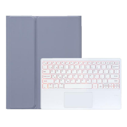 A0N19-AS Ultra-thin Detachable Backlight Bluetooth Keyboard Vegan Leather Tablet Case with Touchpad, For Redmi Pad 2 Pro / Poco Pad M1